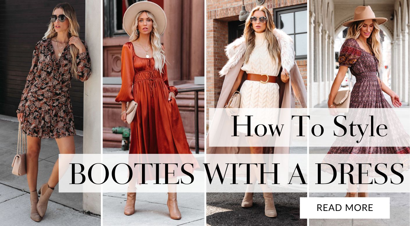booties to wear with dresses